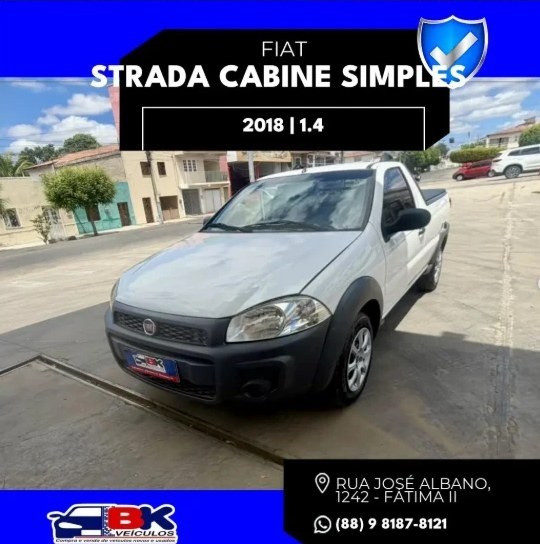 Fiat Strada Working Cabine Simples 2018